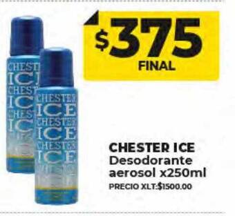 Supermayorista Vital Chester ice desodorante aerosol oferta