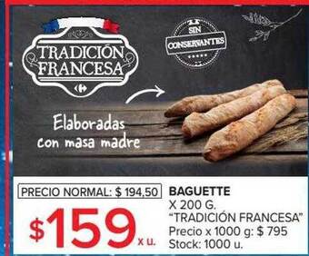 Carrefour Market Baguette tradición francesa oferta