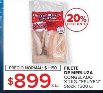 Carrefour Market Filete de merluza congelado epuyen oferta
