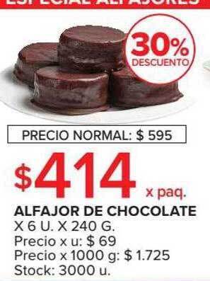 Carrefour Market Alfajor de chocolate oferta