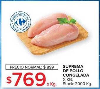 Carrefour Market Suprema de pollo congelada oferta