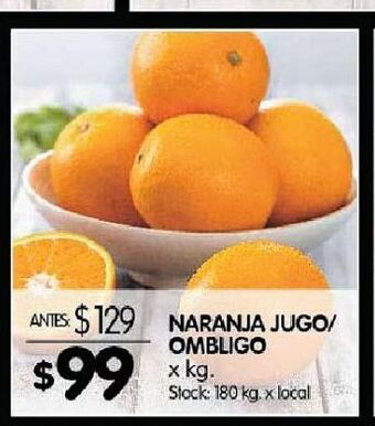 Disco Naranja jugo oferta