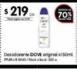 Disco Desodorante dove oferta