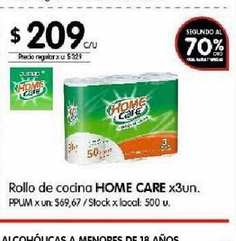 Disco Rollo de cocina home care oferta