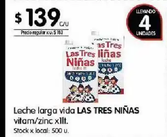 Disco Leche las tres niñas oferta