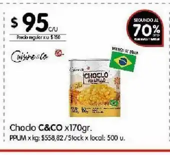 Disco Choclo c&co x 170 gr oferta