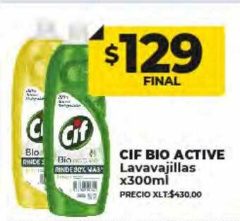 Supermayorista Vital Cif bio active lavavajillas oferta