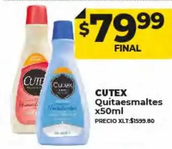 Supermayorista Vital Cutex quitaesmaltes oferta