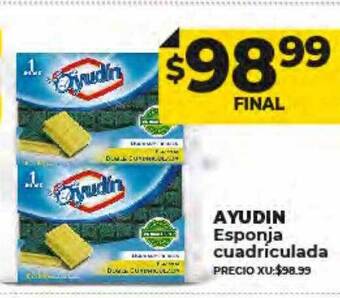 Supermayorista Vital Ayudin esponja cuadriculada oferta