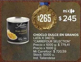 Carrefour Choclo dulce en granos oferta