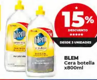 Supermayorista Vital Blem cera botella oferta