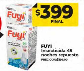 Supermayorista Vital Fuyi insecticida 45 noches repuesto oferta