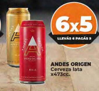 Supermayorista Vital Andes origen cerveza lata oferta