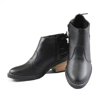 Coto Bota dama color negro talle 37 oferta