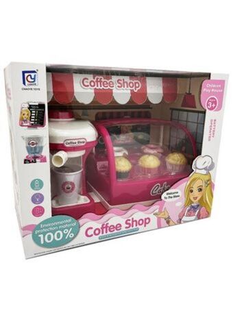 El Mundo del Juguete Playset cafeteria deluxe incluye exhibidor y maquina de licuados oferta