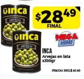 Supermayorista Vital Inca Arvejasn en lata x350gr oferta