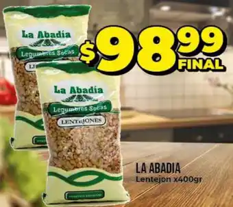 Supermayorista Vital La Abadia Lentejon x400gr oferta
