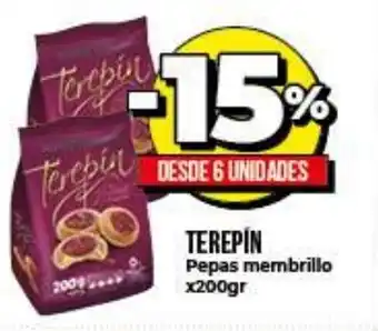 Supermayorista Vital -15% Terepín Pepas Membrillo x200gr oferta