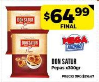 Supermayorista Vital Don Satur Pepas x300gr oferta