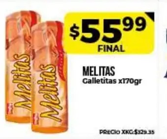Supermayorista Vital Melitas Galletitas x170gr oferta