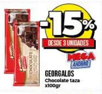 Supermayorista Vital -15% Georgalos Chocolate taza x100gr oferta