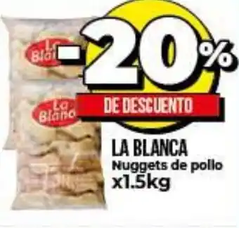 Supermayorista Vital -20% La Blanca Nuggets de pollo x1.5kg oferta