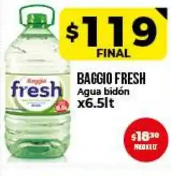 Supermayorista Vital Baggio Fresh Agua bidón x6.5lt oferta