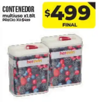 Supermayorista Vital Contenedor multiuso x1.8lt oferta