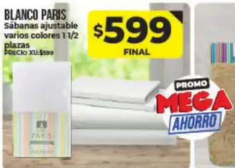 Supermayorista Vital Blanco Paris Sábanas ajustable varios colores 1 1/2 plazas oferta