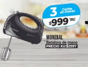 Supermayorista Vital Mondial Batidora de mano oferta
