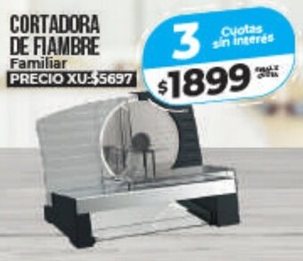 Supermayorista Vital Cortadora De Fiambre Familiar oferta