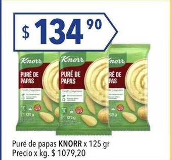 Hergo Puré de papas knorr oferta