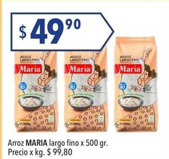 Hergo Arroz maria largo fino oferta