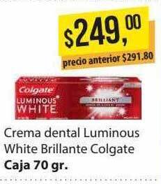 Supermercados Damesco Crema dental luminous white brillante colgate oferta