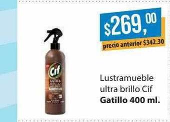 Supermercados Damesco Lustramueble ultra brillo cif oferta
