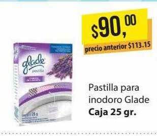 Pastilla para inodoro glade