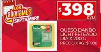 Supermercados DIA Queso danbo light feteado dia oferta