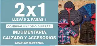 Supermercados Vea 2x1 Indumentaria, Calzado y Accesorios oferta