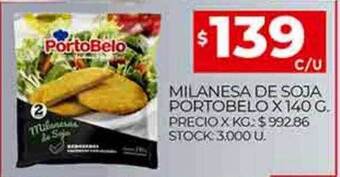 Supermercados DIA Milanesa de soja portobelo oferta
