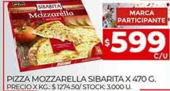 Supermercados DIA Pizza mozzarella sibarita oferta