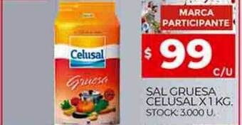 Supermercados DIA Sal gruesa celusal oferta