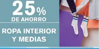 Supermercados Vea 25% de Ahorro Ropa Interior y Medias oferta