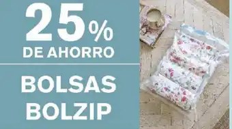 25% de Ahorro Bolsas Bolzip