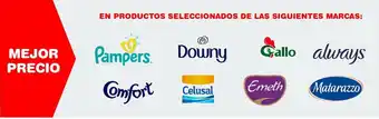 Atomo Conviene Major Precio Pampers, Comfort, Downy, Celusal, Gallo, Emeth, Always y Matarazzo oferta