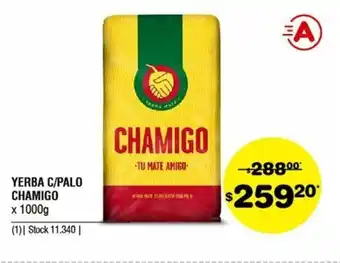 Atomo Conviene Chamigo Yerba C/Palo x 1000g oferta