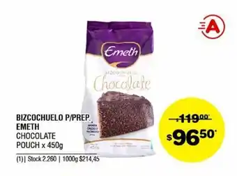 Atomo Conviene Emeth Bizcochuelo P/Prep. Chocolate x 450g oferta