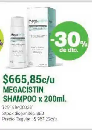 Megacistin Shampoo x 200ml