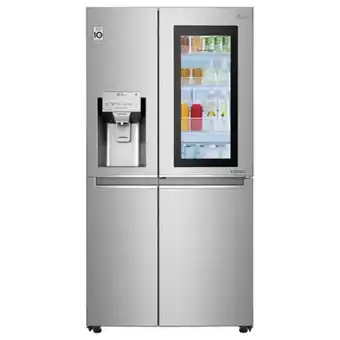 Castillo Hogar Heladera inverter auto defrost lg ls74sxsx stainless steel con freezer 690l 220v oferta