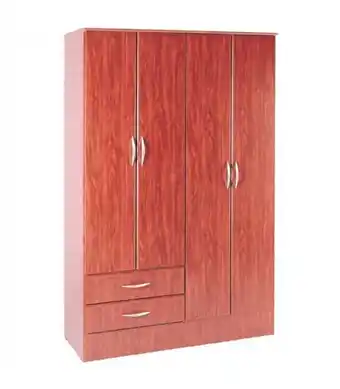 Monumental Hogar Placard base platinum 4 puertas 2 cajones cedro 91405 oferta