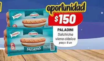 Almacor Paladini salchicha viena clásica oferta